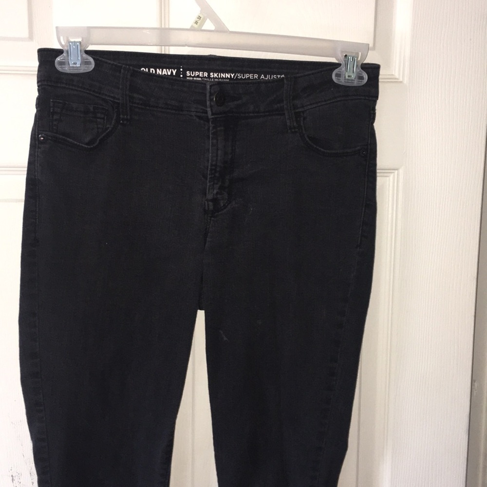 Old Navy Black Super Skinny Jeans